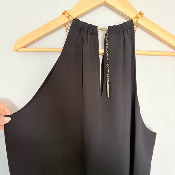 Michael Kors Chain Neck Keyhole Neck Halter Top - Picture 4 of 11